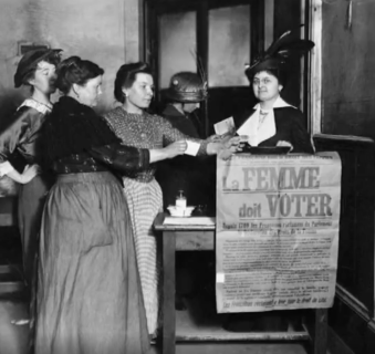 La femme doit voter