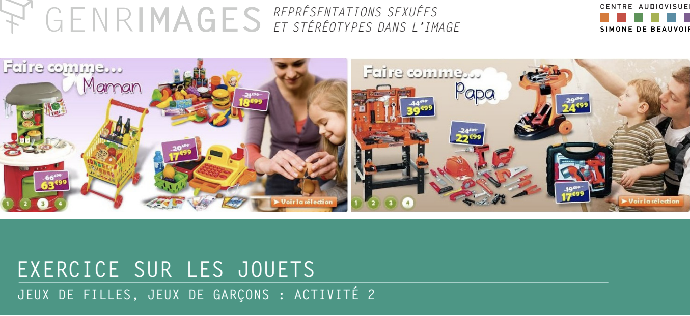 Jeux genrés filles/garçons