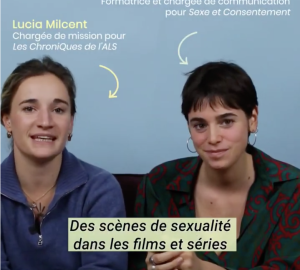 Portraits de Lucia Milcent et Zoé Bessard, réalisatrices du sujet.