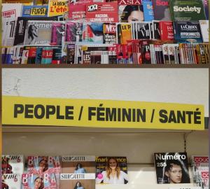 vente de presse : rubriques femmes/hommes stéréotypées